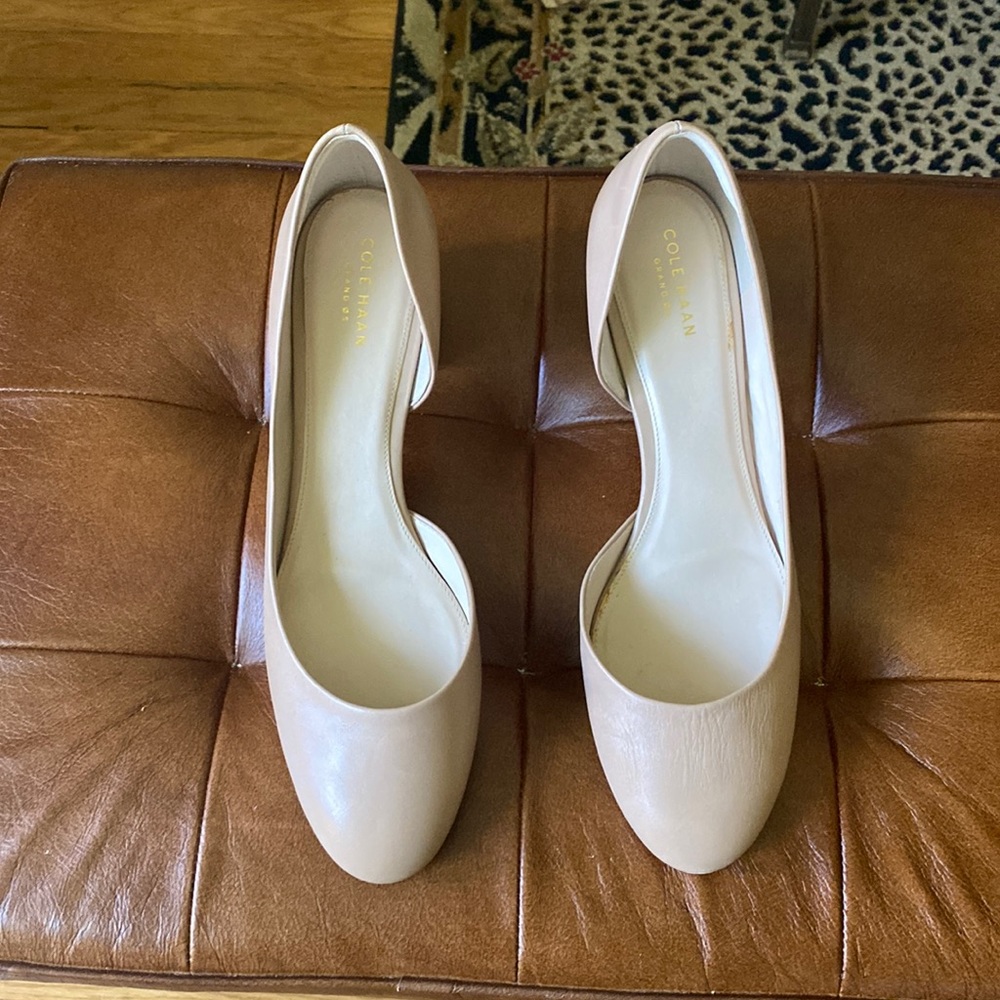 Cole Haan Tan Daina Grand OS Pumps